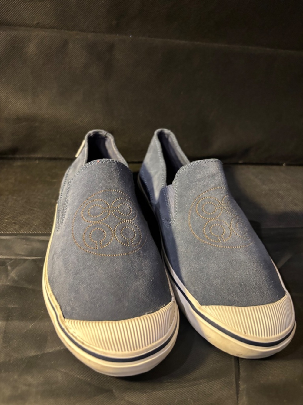 COACH SUEDE SLIP-ONS size 9  NEW!